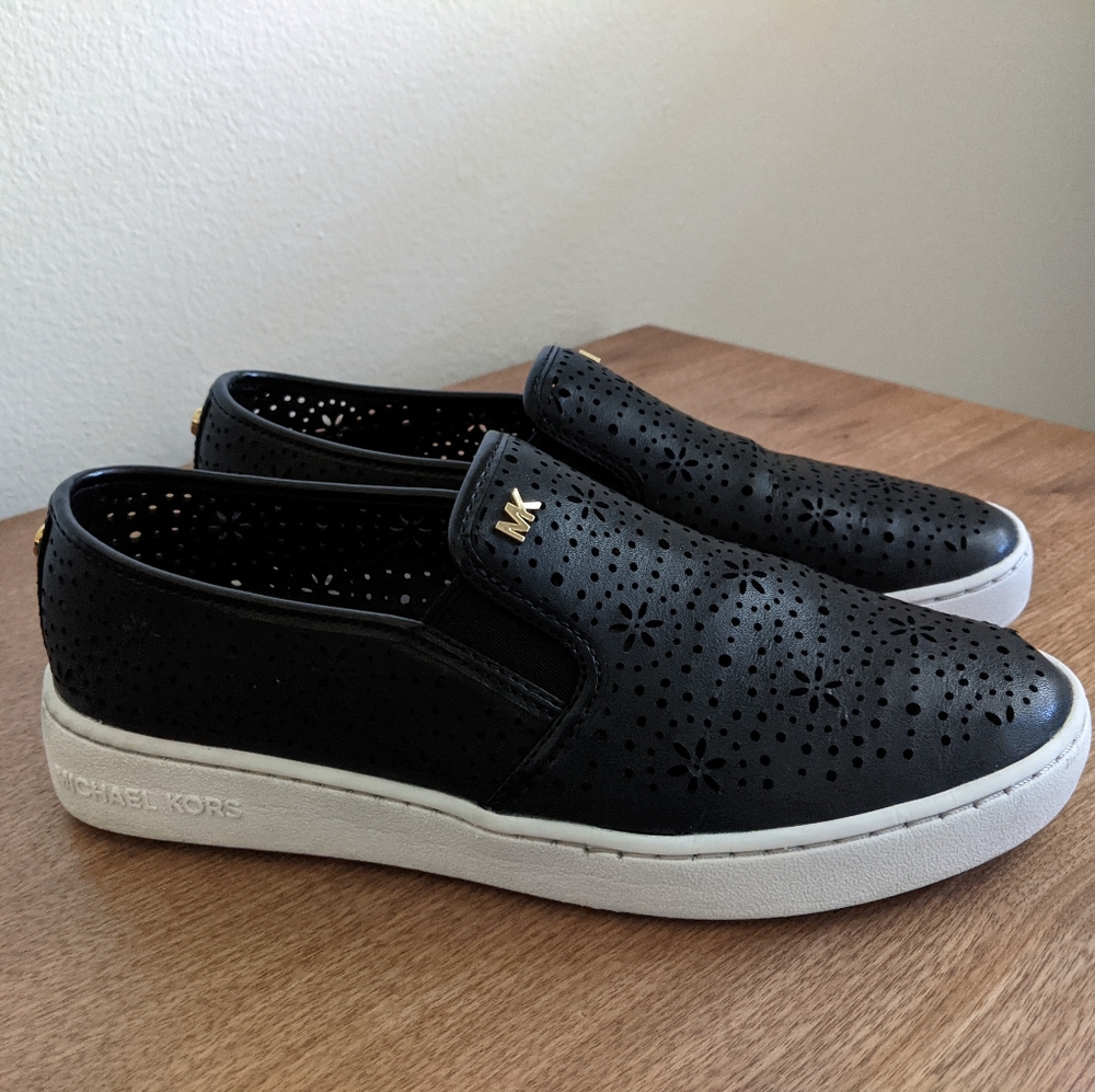 Michael Kors Kane Perforated Slip On Sneaker 6